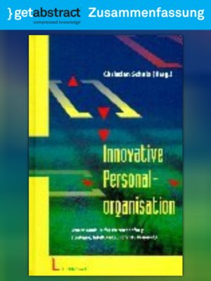 cover image of Innovative Personalorganisation (Zusammenfassung)